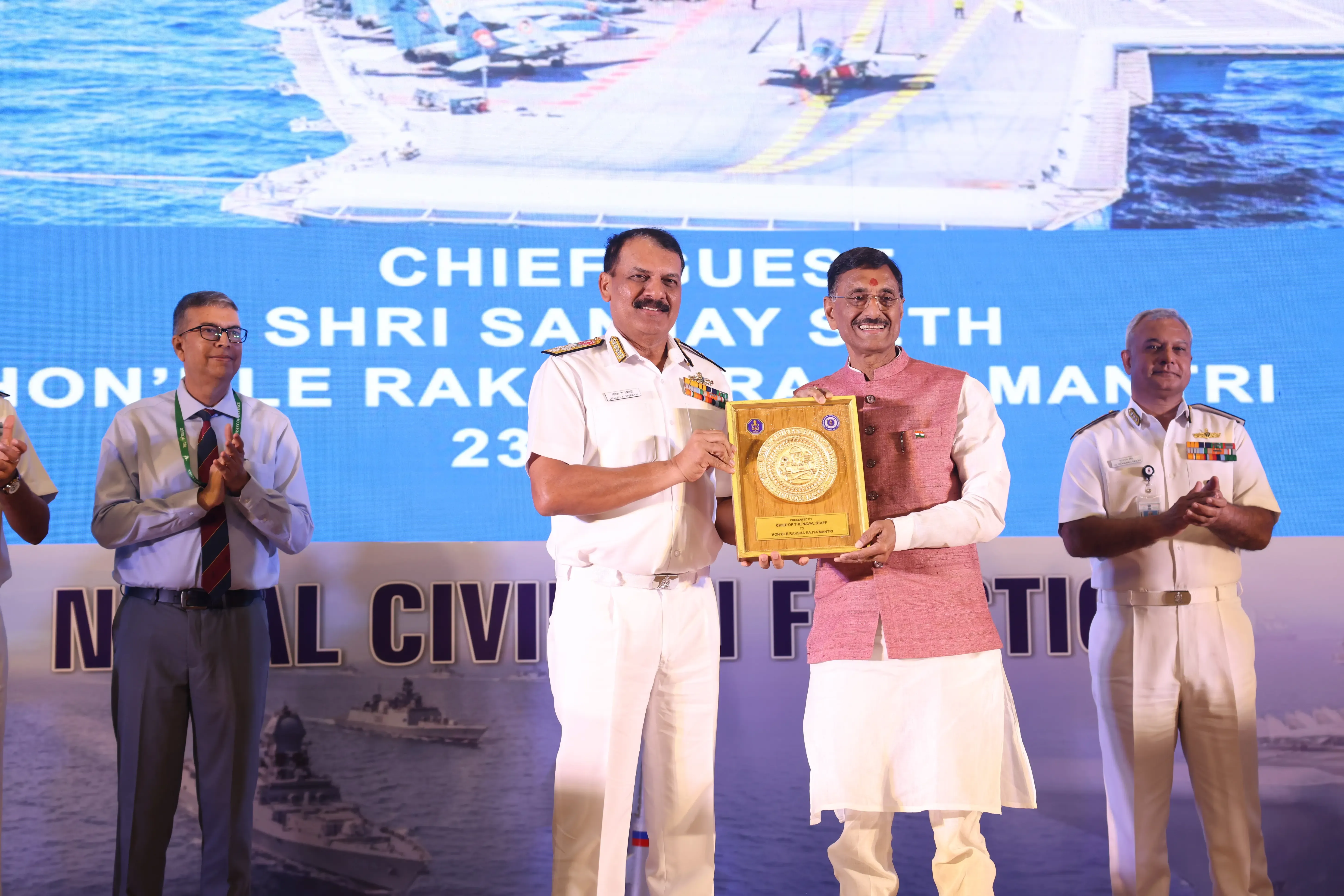 ऑपरेशन सिंदूर में सिविलियन कर्मियों की भूमिका अहम: नौसेना प्रमुख एडमिरल त्रिपाठी