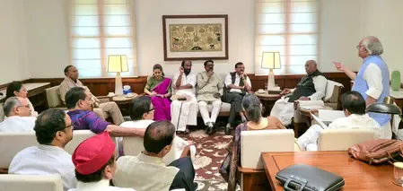 Opposition Leaders Assemble at Kharge's Office; Rahul Gandhi Absent for Campaign