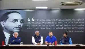 Rahul Gandhi Denounces BJP's Claims as Congress MPs Face Barricades at Parliament