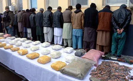 Afghanistan burns 14 tonnes of drugs in Daykundi in major crackdown