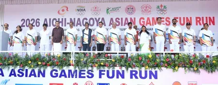 Asian Games 2026 fun run: 40,000+ make history in Thiruvananthapuram
