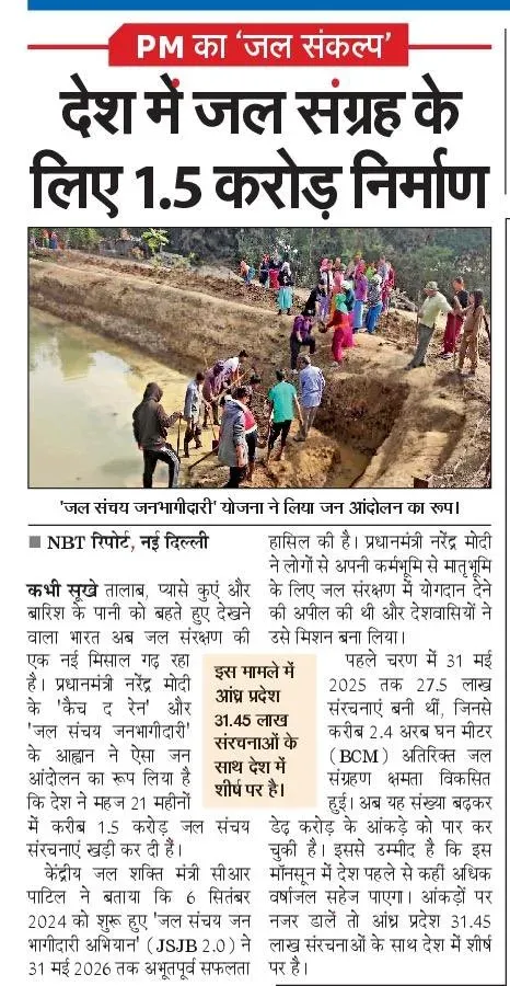 Paatil Thanks Press for Amplifying Jal Sanchay Jan Bhagidari Push