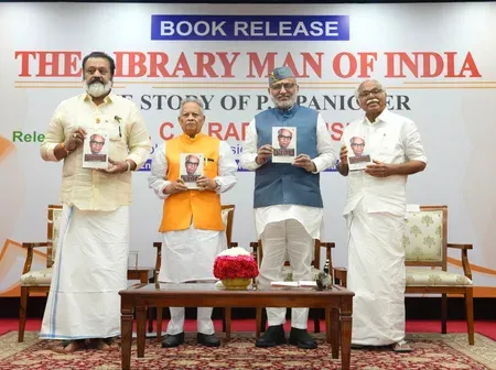 उपराष्ट्रपति सीपी राधाकृष्णन ने किया 'द लाइब्रेरी मैन ऑफ इंडिया' का विमोचन, पढ़ने की घटती आदत पर जताई चिंता