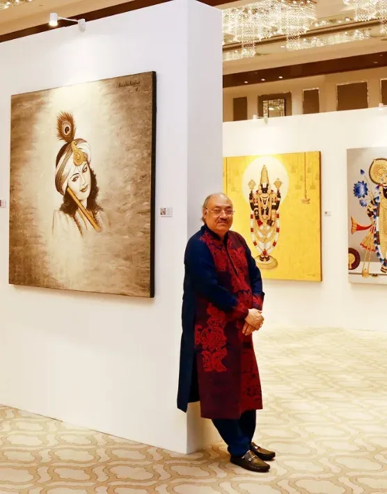 पद्मश्री कृष्ण कन्हाई: सोने-रत्नों से सजे कैनवास पर कृष्ण भक्ति की अनूठी विरासत