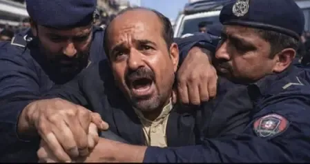Why is the Baloch Students Action Committee Condemning Police Actions Against Government Employees?