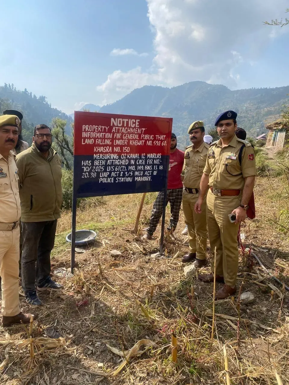 Have properties of Pakistan-based terror operatives been attached in J&K?