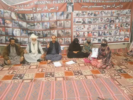 Protest Against Enforced Disappearances in Balochistan Reaches 6133 Days