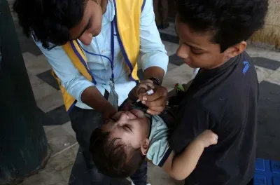 Two police killed guarding polio teams in Khyber Pakhtunkhwa attacks