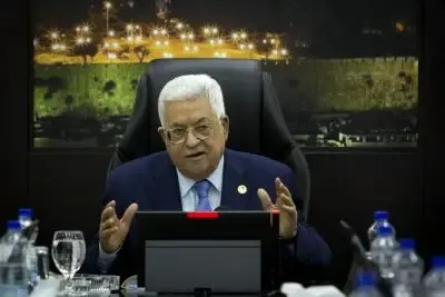 How did Palestine President Abbas react to Trump's ceasefire announcement in Gaza?