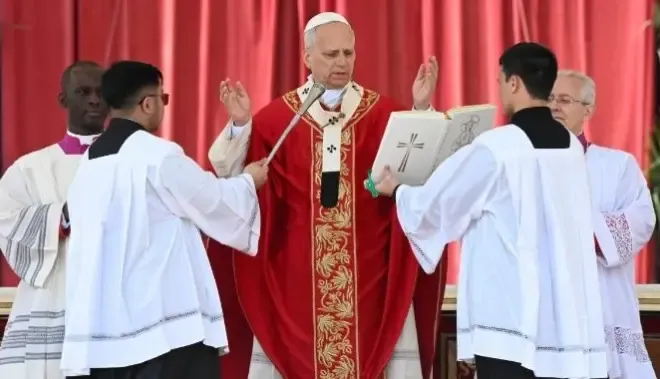 पाम संडे पर पोप लियो ने कहा, 'ईश्वर उन नेताओं की प्रार्थनाएं अस्वीकार करते हैं जिनके हाथ खून से सने'