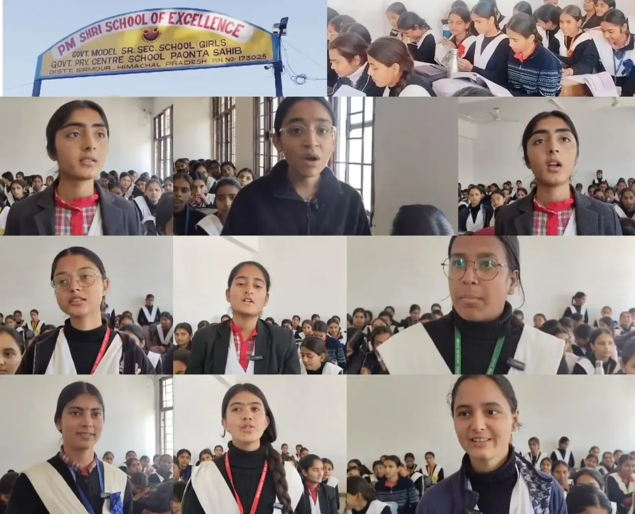 Students from Paonta Sahib Express Gratitude for ‘Pariksha Pe Charcha’ as a Stress Management Tool
