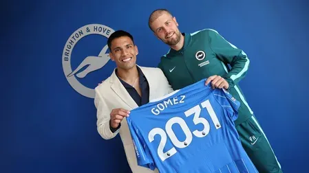 Diego Gomez signs five-year deal with Brighton & Hove Albion