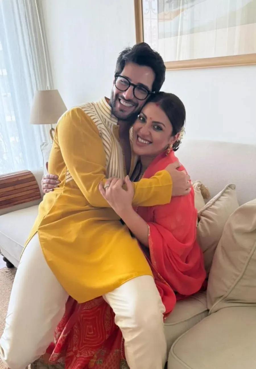 Aditya Seal & Anushka Ranjan glow at traditional Godhbharai ceremony