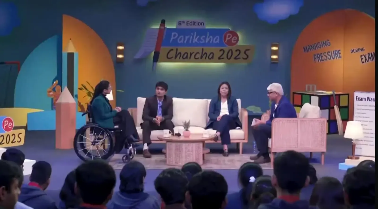 Pariksha Pe Charcha: Insights on Discipline and Focus from Mary Kom, Avani, and Suhas