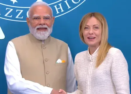 Italian PM Meloni quotes Hindi proverb in Rome meet with Modi
