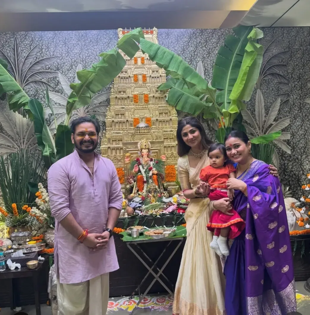 Shilpa Shetty's Ganesh Chaturthi 2026: Paritosh Tripathi shares inside glimpse
