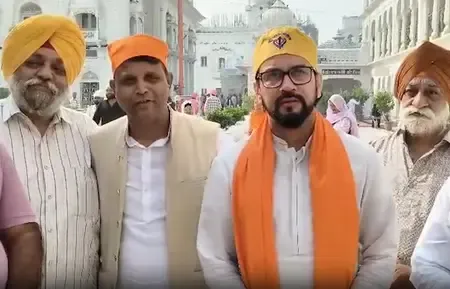 पटना साहिब गुरुद्वारा पहुंचे भाजपा सांसद अनुराग ठाकुर, कहा-बिहार में फिर से बनेगी एनडीए सरकार