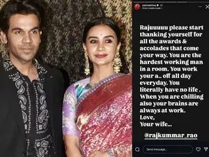 Patralekhaa to husband Rajkummar Rao: You are the hardest working man
 in a room