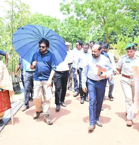 Pawan Kalyan inspects Godavari pollution, orders notices against Andhra Paper Mills
