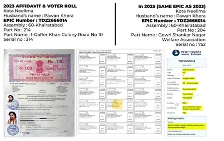 पवन खेड़ा की पत्नी कोटा नीलिमा पर दो वोटर आईडी रखने का आरोप, अमित मालवीय ने की जांच की मांग