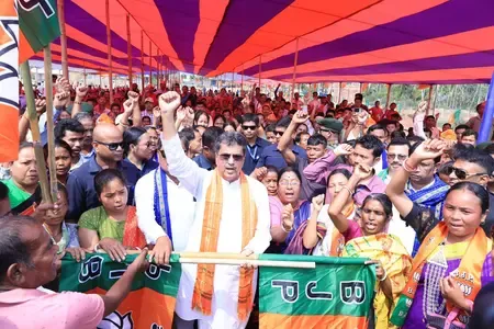 Tripura CM Manik Saha Advocates for a Triple-Engine Government in Tribal Council