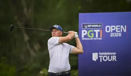 PGTI Open 2026: Daffue and Khan Lead by Two Strokes After Day 2