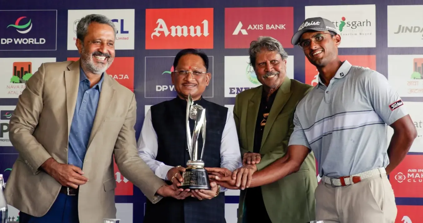 Kapil Dev, CM Sai inaugurate Nava Raipur Open 2026 golf tournament