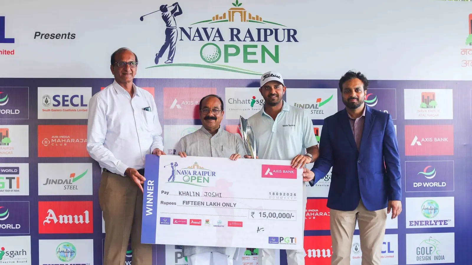 Khalin Joshi wins Nava Raipur Open 2026, clinches third PGTI title of season
