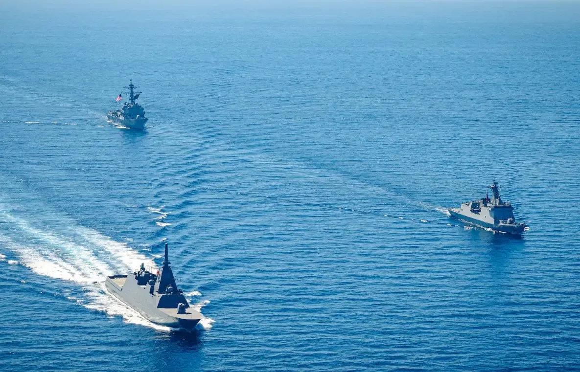 Joint Military Exercises by Philippines, US, and Japan in Contested South China Sea