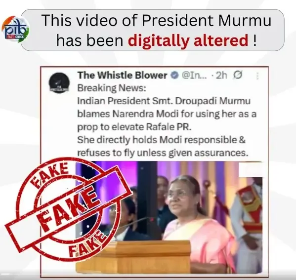 Is the AI-generated video of President Murmu a Propaganda Tool?