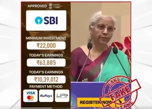 PIB Fact Check Disproves Fake AI Video Featuring FM Sitharaman Promoting Investment Scheme