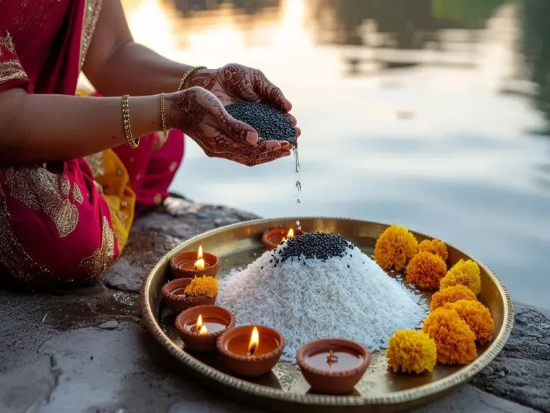 पितृ पक्ष में काले तिल का दान: क्यों है अनिवार्य और क्या है धार्मिक मान्यता