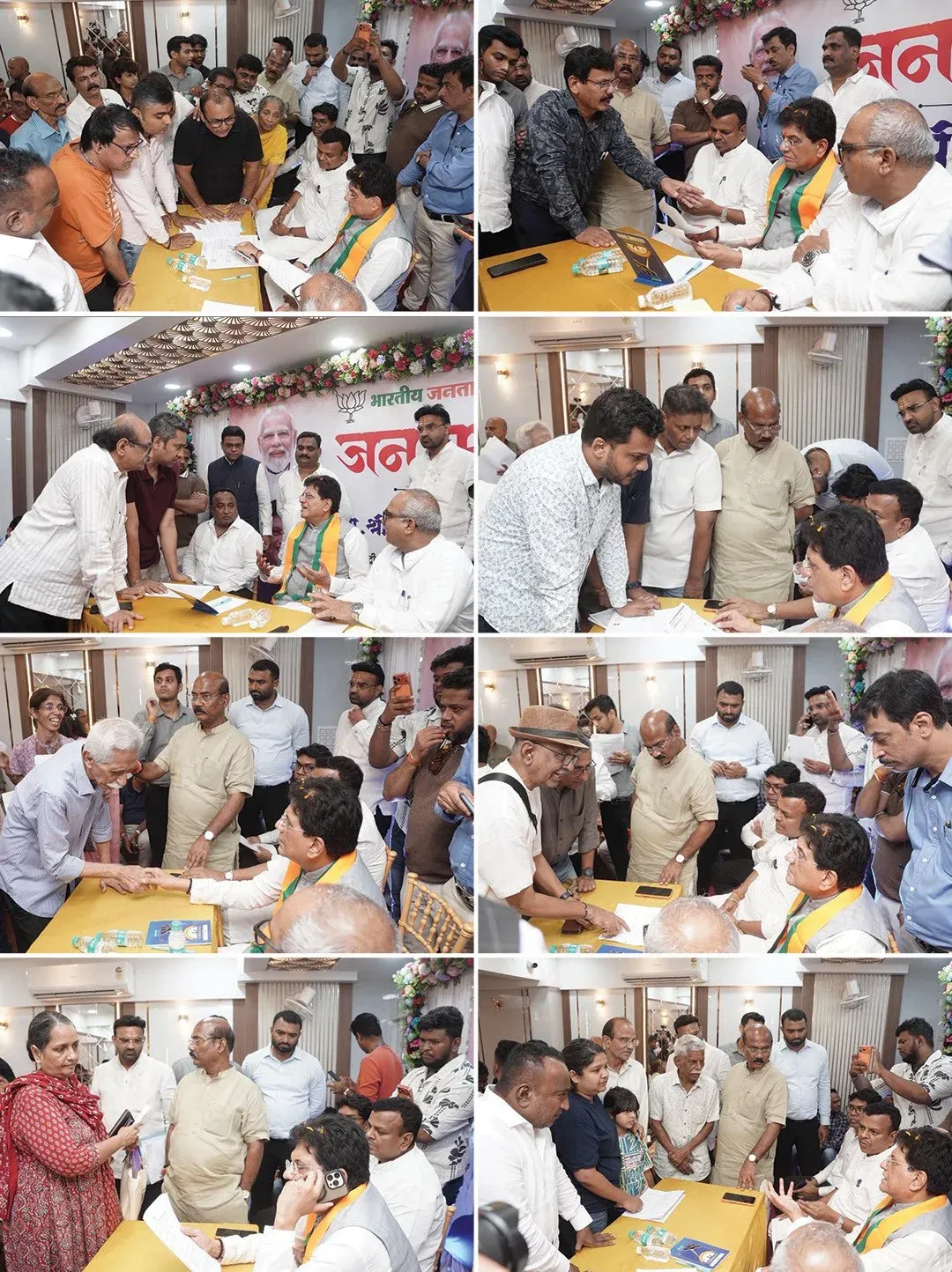 Piyush Goyal Holds Jan Samvad Outreach in Gorai, North Mumbai