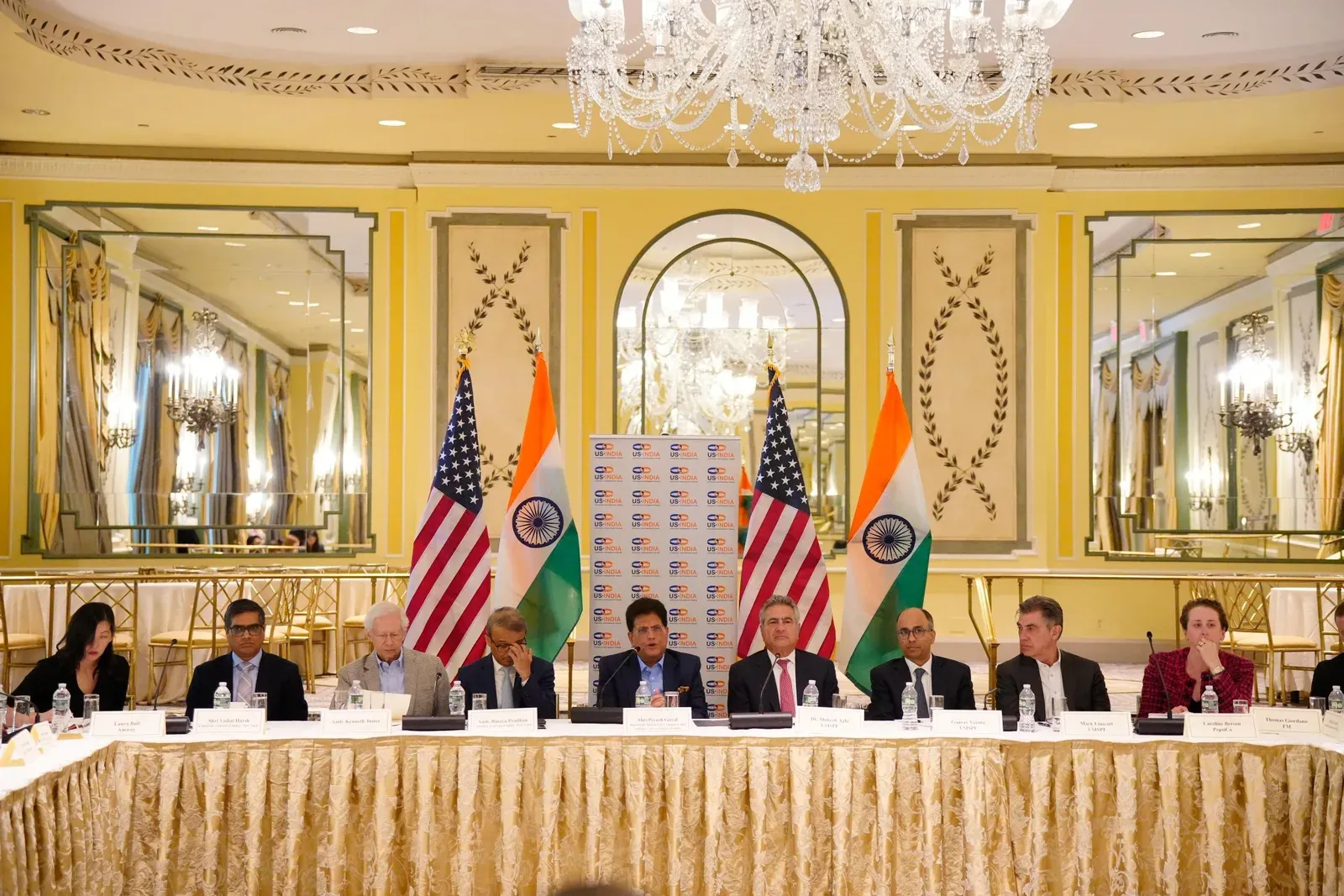 Piyush Goyal Meets 50+ Business Leaders in New York