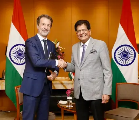 What Opportunities Did Piyush Goyal Discuss with Leading Italian CEOs?