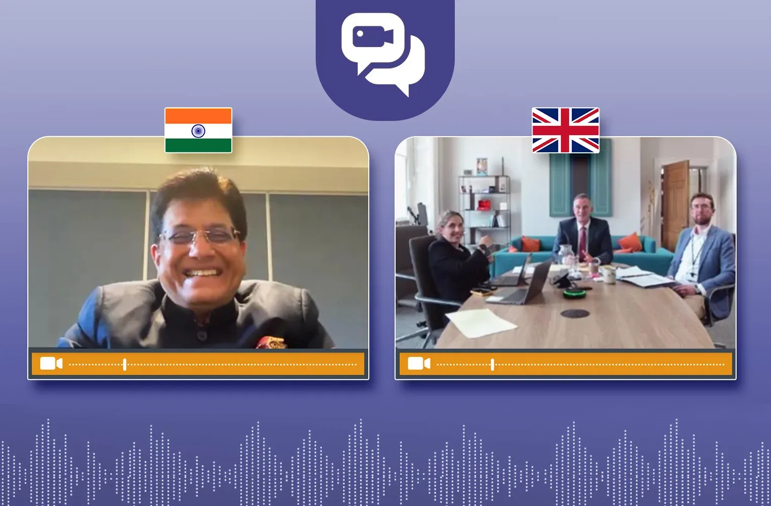 Piyush Goyal Meets UK's Peter Kyle on Tech, Startups