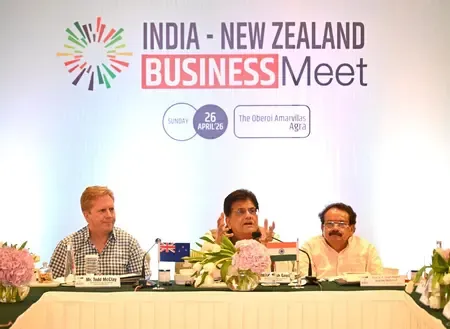 Historic India-NZ FTA: Piyush Goyal, Todd McClay Meet Agra Exporters