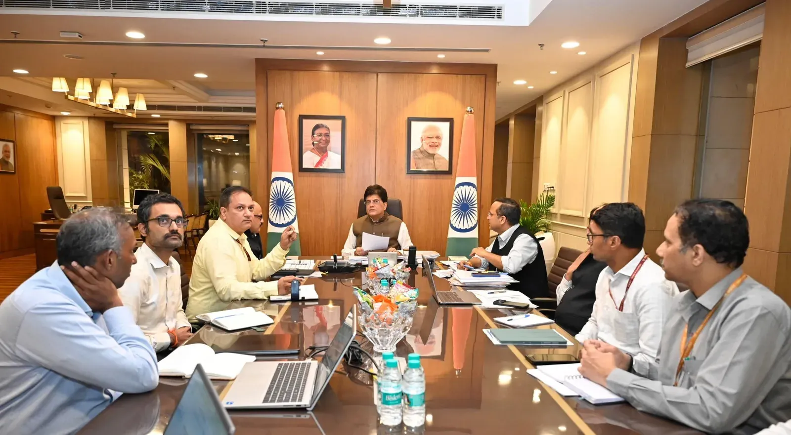Piyush Goyal Reviews Trade Administration Reforms