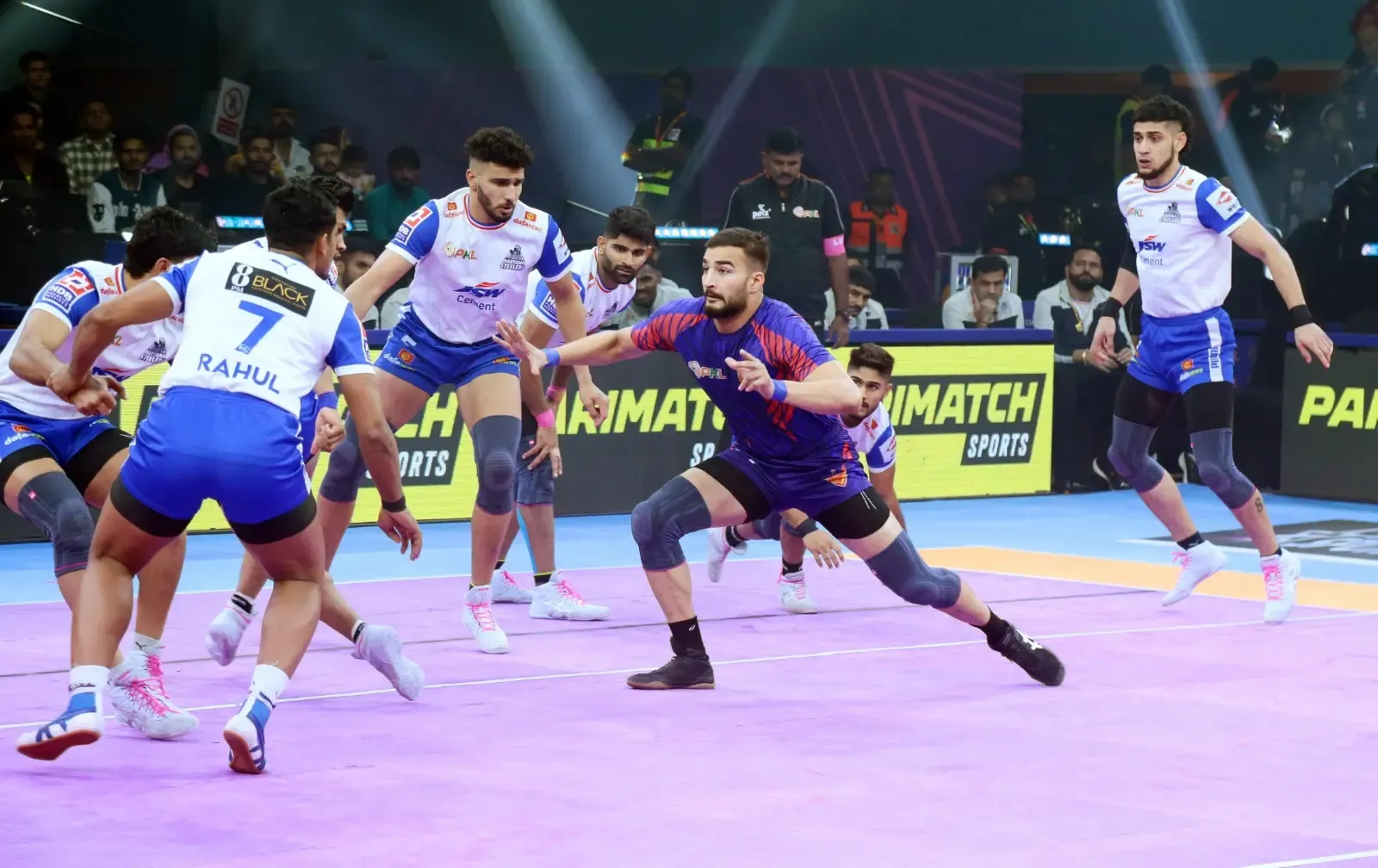 PKL 11: Ashu Malik's Stellar Performance Guides Dabang Delhi to Victory Over Haryana Steelers