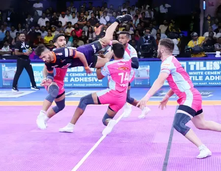 Can Nitin Kumar Lead Jaipur Pink Panthers to Victory Over U Mumba in a Thrilling Tie-Breaker?