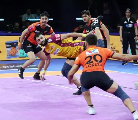 PKL 12: Rampaging Bharat Hooda and Telugu Titans crush U Mumba 