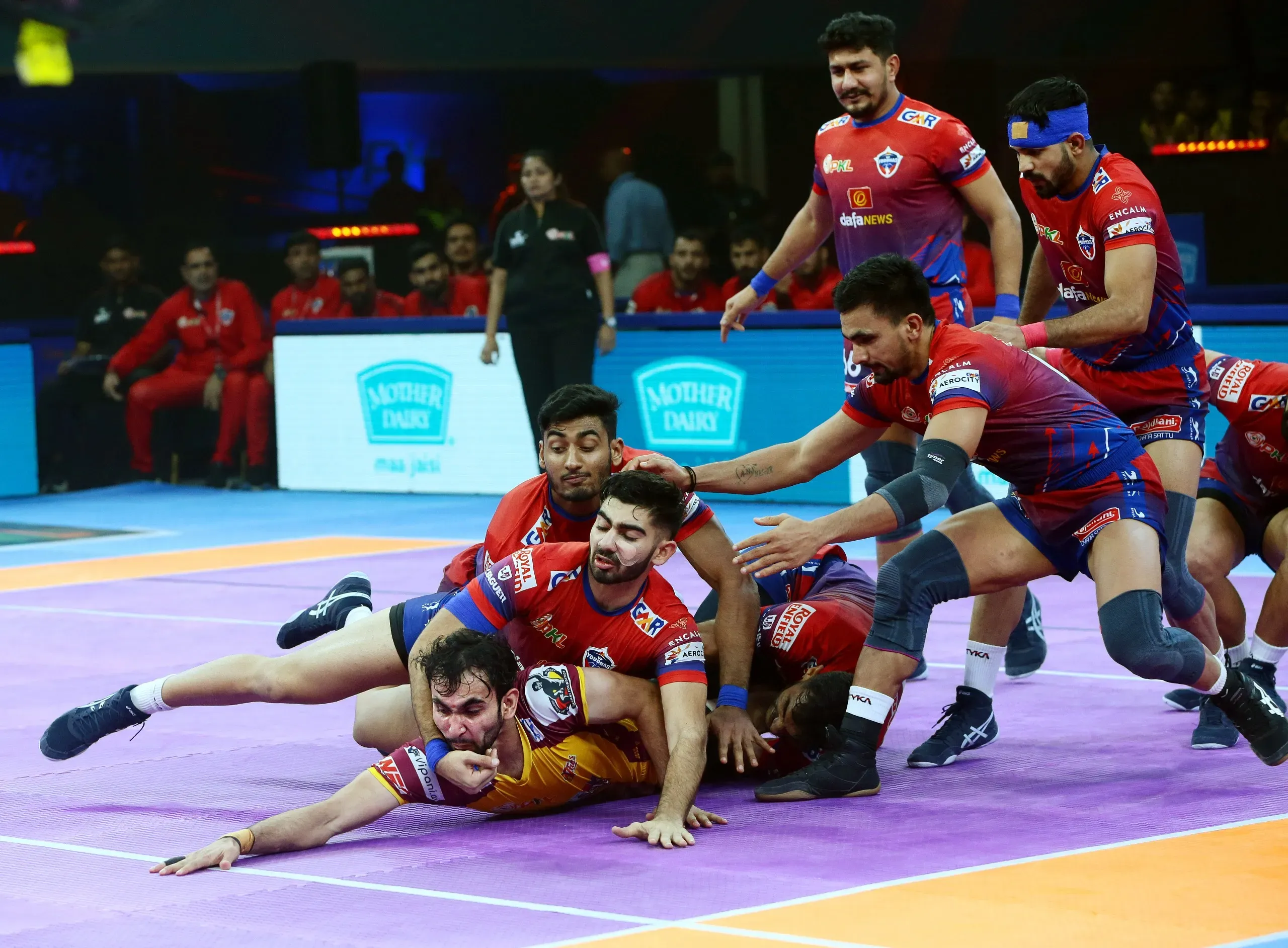 PKL Season 11: Gagan Gowda Shines as UP Yoddhas Rally to Overcome Telugu Titans