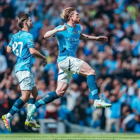 PL: De Bruyne's Stellar Performance Fuels City's 5-2 Comeback Against Palace