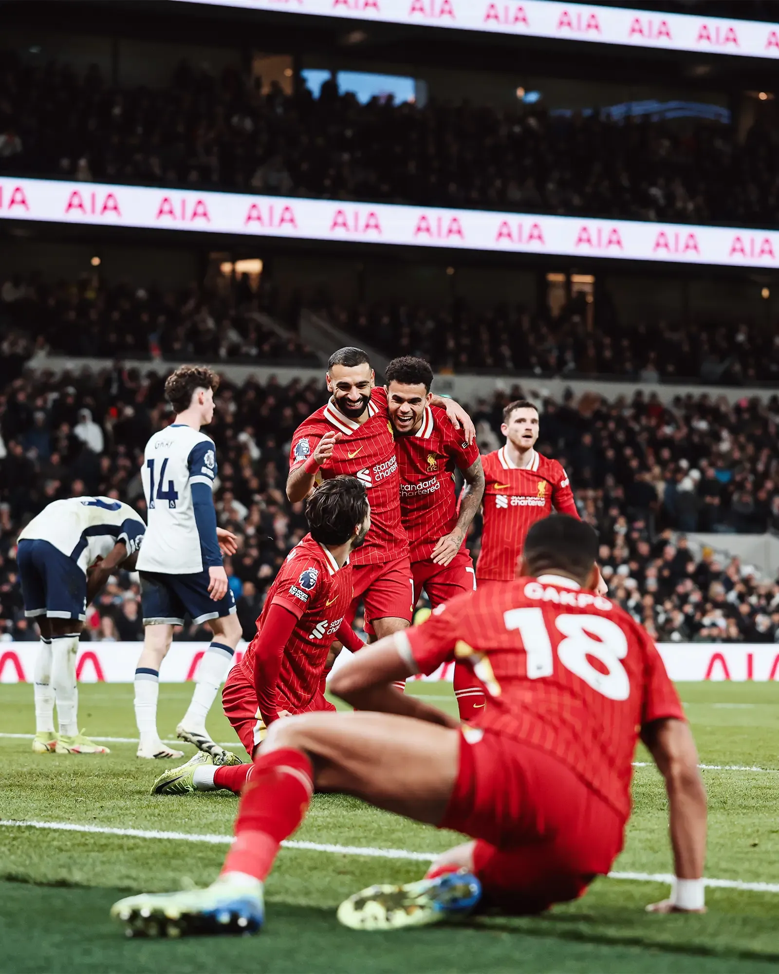 PL: Salah and Diaz's Double Helps Liverpool to a Dominant 6-3 Win Over Spurs