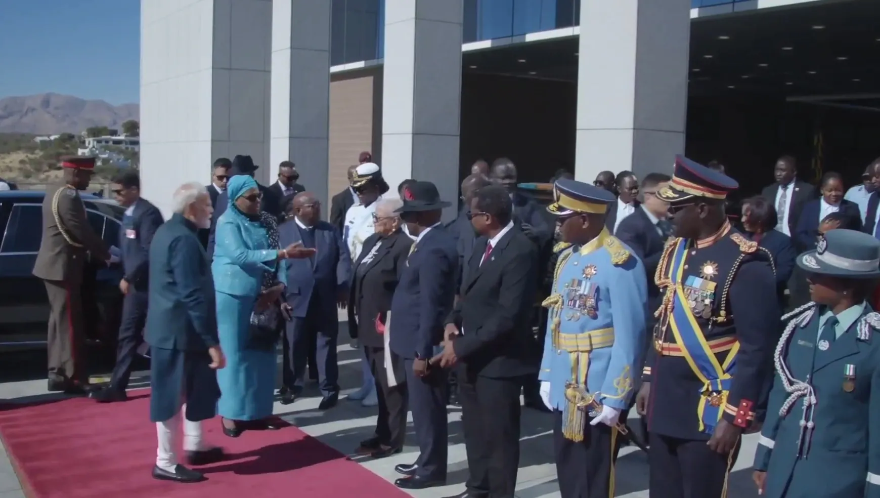 What Was the Significance of PM Modi's 21-Gun Salute in Namibia?