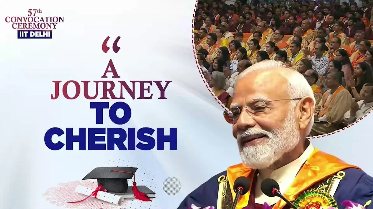 PM Modi addresses IIT Delhi convocation, urges graduates to stay connected to 'Insti'
