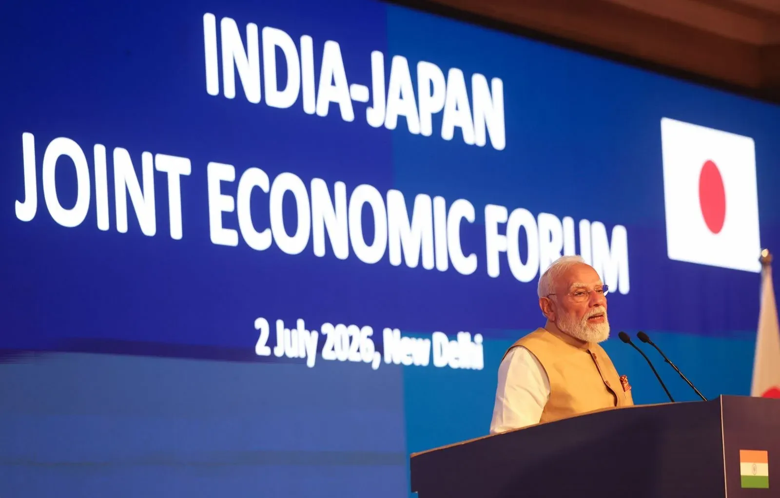 PM Modi Addresses India-Japan Joint Economic Forum with PM Takaichi