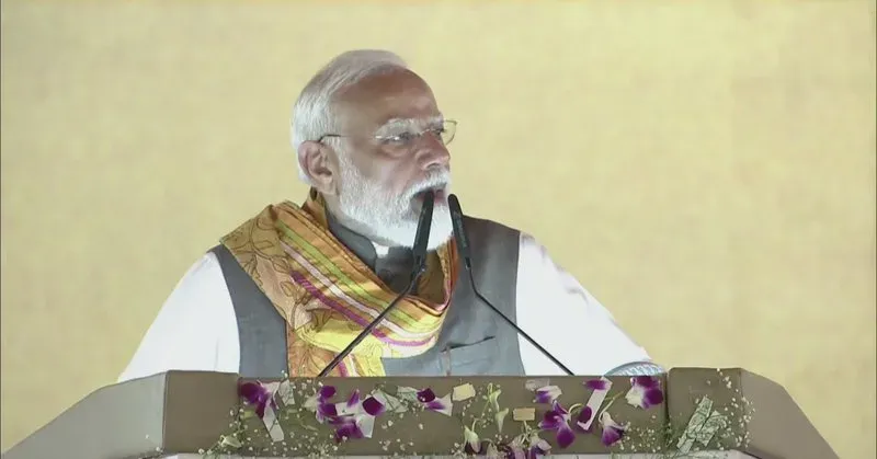 PM Modi Addresses Paschimbanga Divas in Tarakeswar