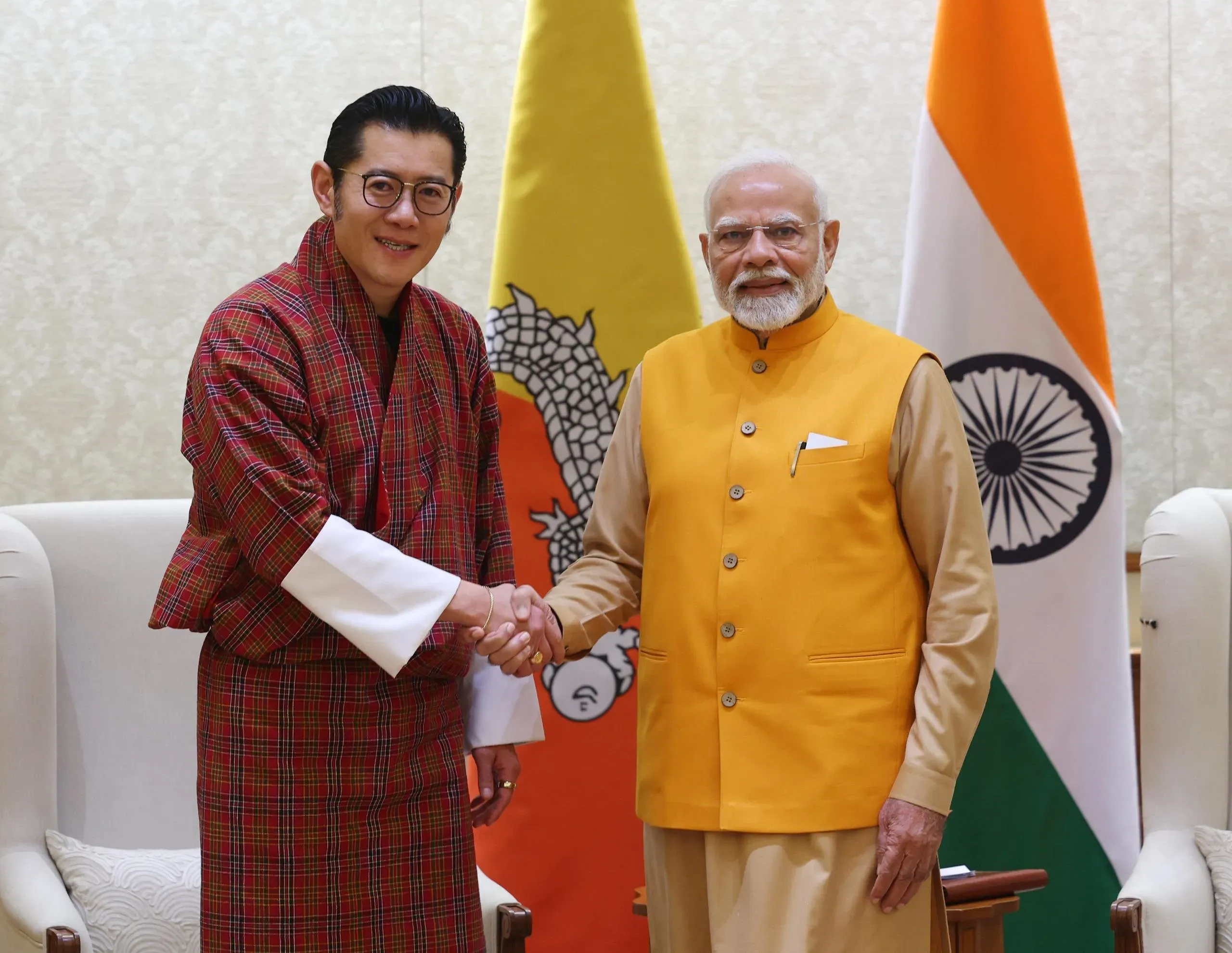 PM Modi and Bhutanese Monarch Discuss Economic Connectivity and Accelerating the Visionary Gelephu Mindfulness City Initiative
