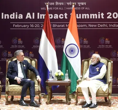 How are PM Modi and Dutch counterpart Schoof working towards social transformation via AI?